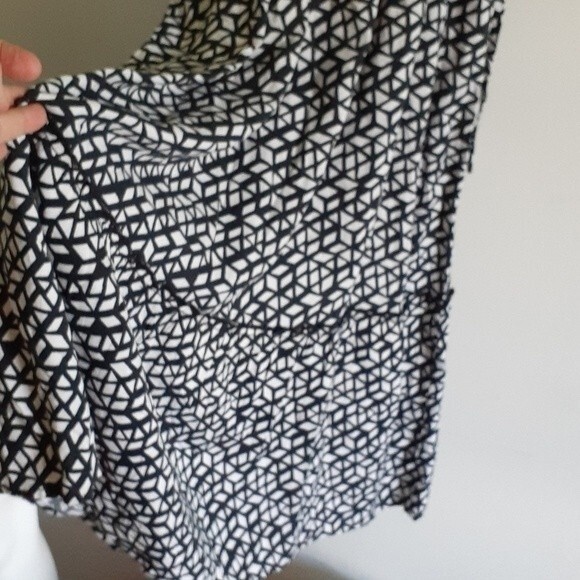 justice boho maxi dress girls 10 black white sundress summer pre-teen - Picture 3 of 7